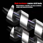 230mm Metal Steel Center Drill 6/8/10/12/14/16/18/20/22/25mm HSS Twist Drill Bit for Wood Door Lock Reaming Woodworking Tools