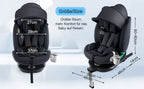 Child Car Safety Seats with 360° Direction ISOFIX rotating for Baby  5-point seat belt 0-12 Years Suitable for newborn