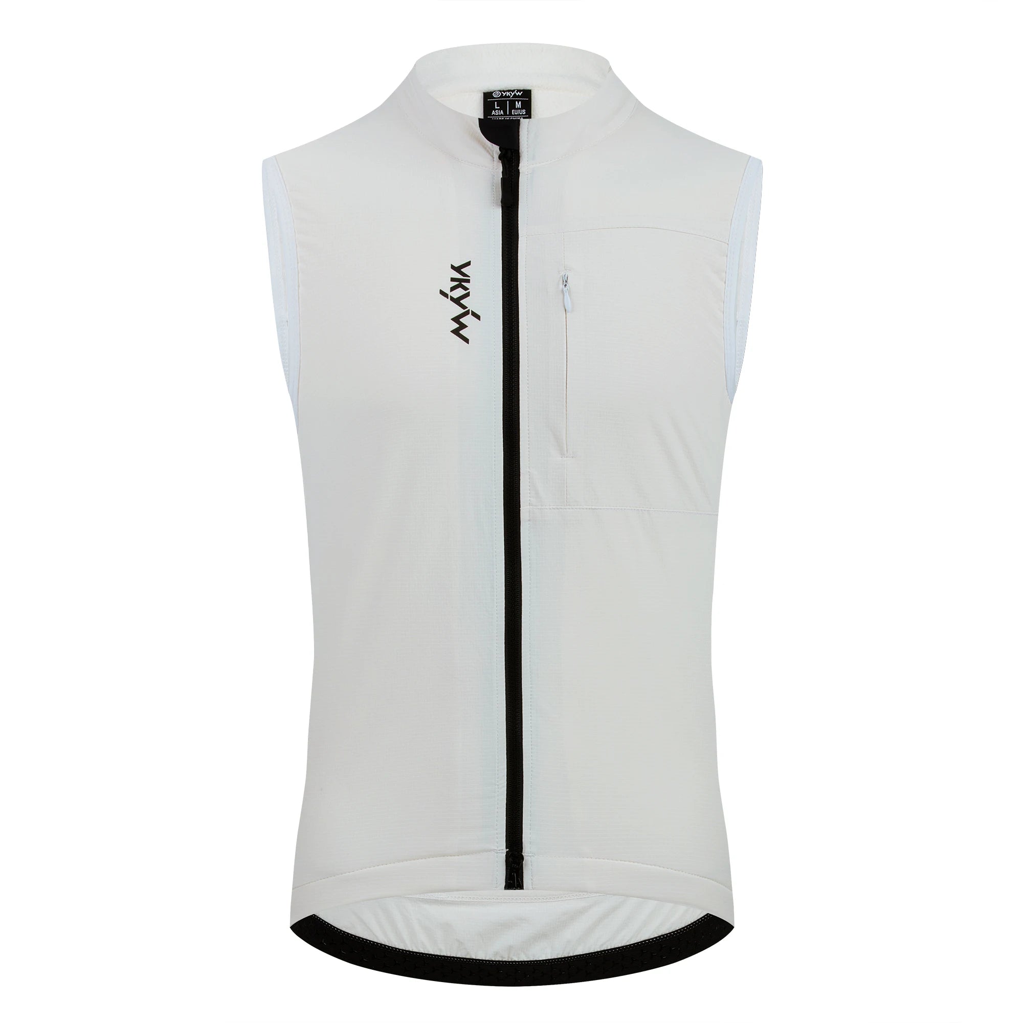 YKYWBIKE Men Cycling Gelit Thermal Fleece Bicycle Windbreaker Sleeveless Bike Vest Windproof Waterproof Cycling