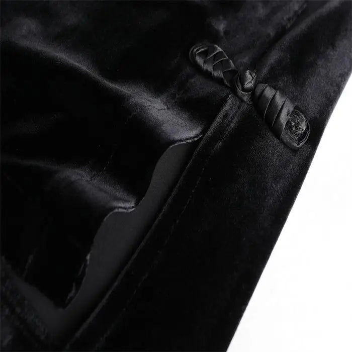 Black Velvet Vest Jacket For Women Sleeveless Blazer Fashion 2026 Spring And AutumnSuit Tank Top  Retro Waistcoat Z2338