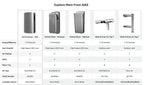 AIKE Automatic Hand Dryer for Bathroom Jet Hand Dryer with HEPA Filtered Vertical Slim Compact High Speed Wall Dryers 1400-1750W