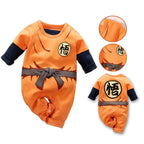 Anime Clothes Baby Vegeta Rompers Newborn Kuririn Roshi Training Outfit Infant Kids Halloween Cartoon Cosplay Costume Jumpsuit