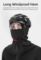 ROCKBROS Cycling Caps Full Face Mask Winter Breathable Windproof Fleece Bike Neck Cover Scarf Mask Skiing Motorcycle Bicycle Hat