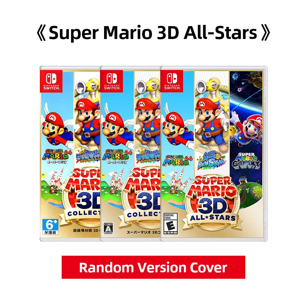 Super Mario 3D All Star Collection - Nintendo Switch Game Deals - Nintendo Switch OLED Lite Game cartridge