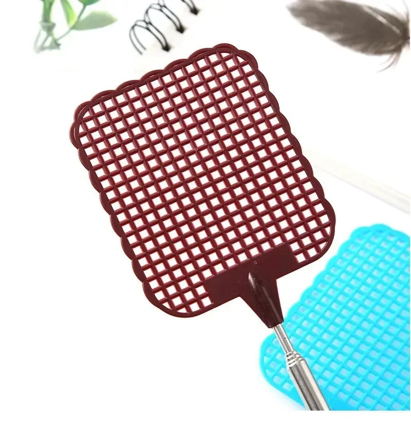 Expandable Fly Swatter Mosquito Killer Stainless Steel Swatting Device Household Indoor Outdoor Pest Control Tool