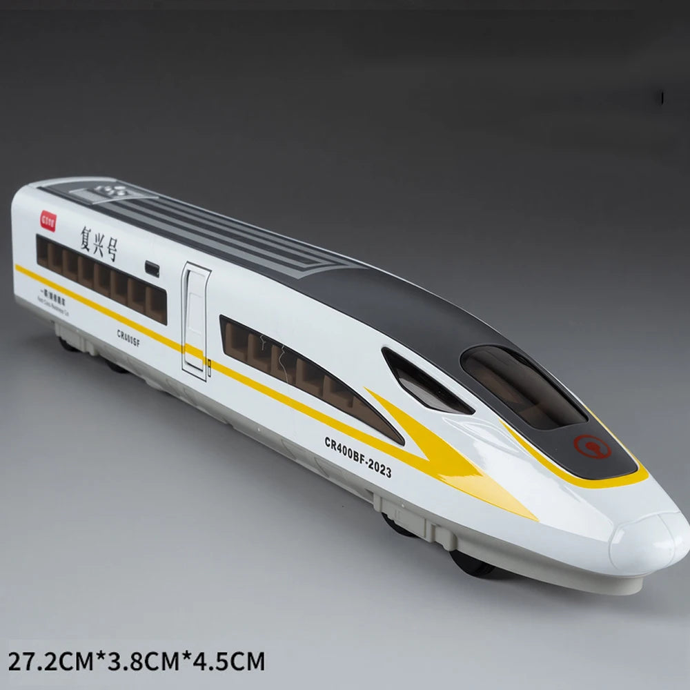1:60 Scale FuXing High-speed Railway Toy Car Model Sound Light Remote Control Electric Simulation Train Models Ornaments Gifts