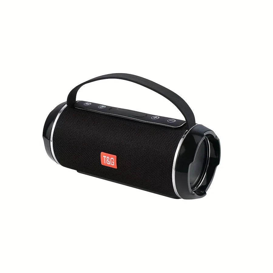 TG116C Outdoor Portable Upright Wireless Compatible Speaker, Cute Little Cube Speaker Music player, Support USB/ TF/ FM Radio Mu