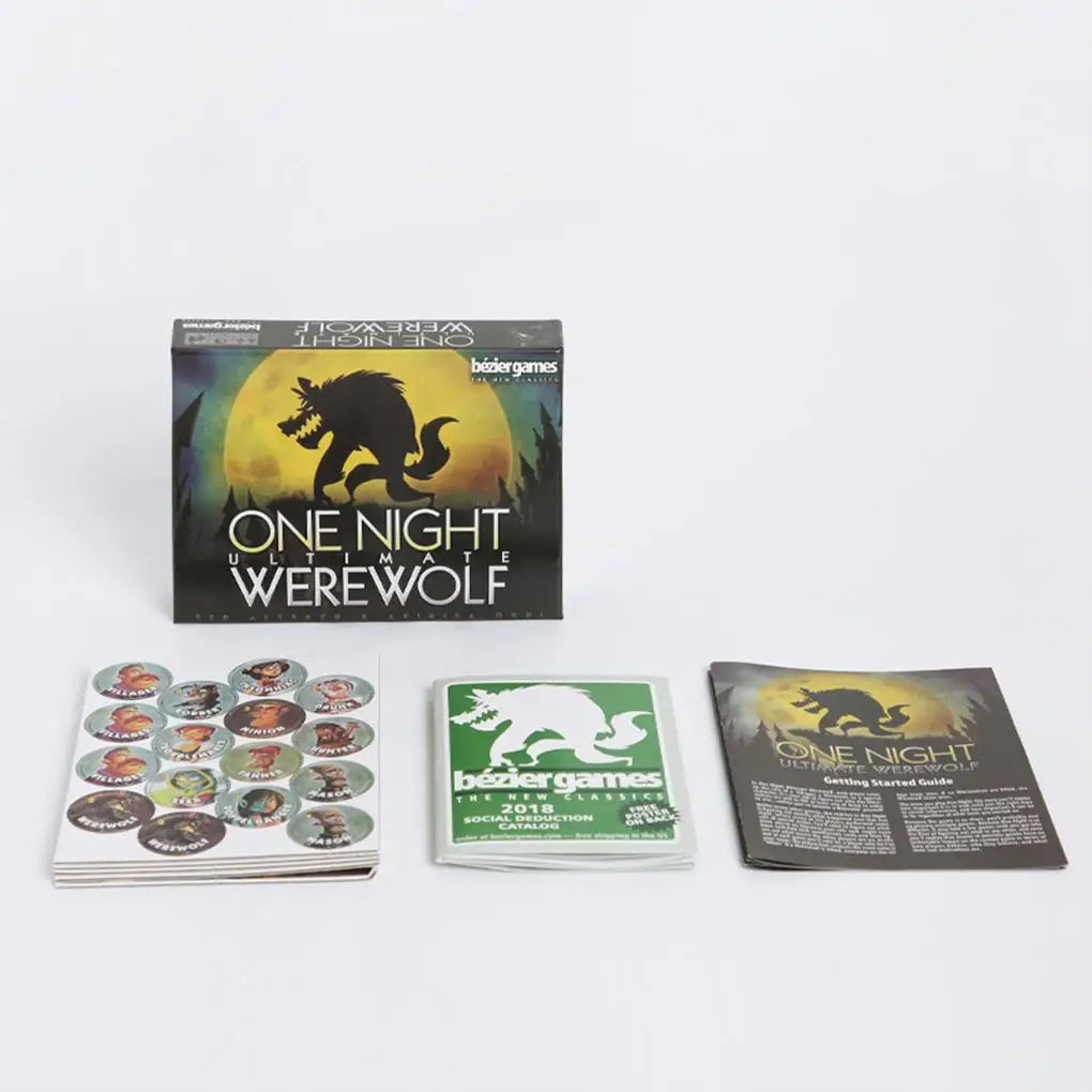 Board Games One Night Ultimate Werewolf Game Card Daybreak Vampire Alien Bonus Roles Party Home Playing Cards Paper Game Card