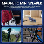 VIKEFON Portable Mini Bluetooth Speaker G200 RGB Lighting Magnetic Speaker BT5.3 Mini Sound Box 7 Hours Playback Phone Holder