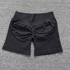 D LOGO Impact Seamless Fitness Peach Hip Sports Yoga Tight Pants Shorts