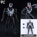 9L3D Printed Deadpool Wolverine Batman Spider-Man Venom Action Figures Dummy13 Lucky13 T13  Anime Model Toys Collectors Gifts