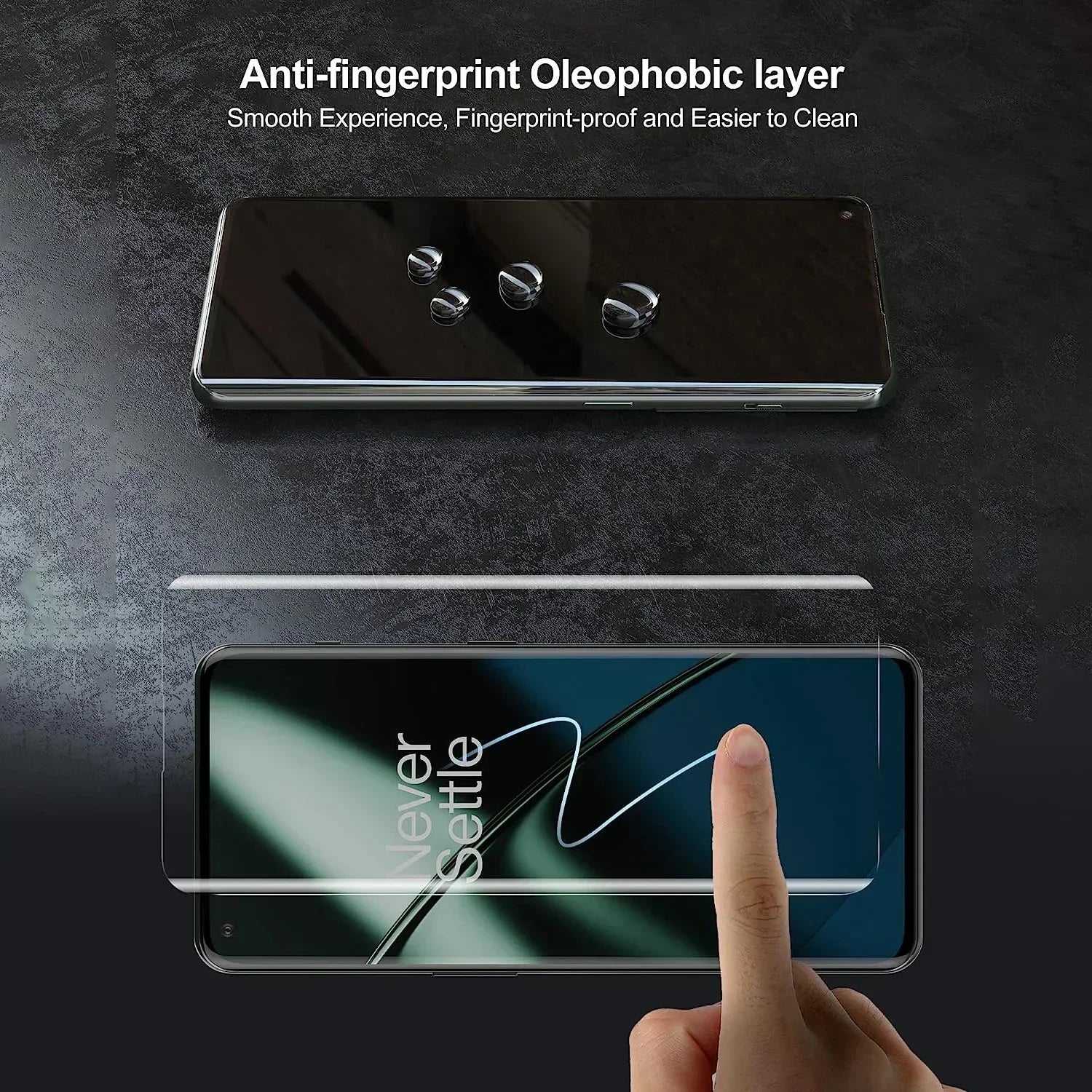SKIG UV Tempered Glass For OnePlus 13 12 11 R 10 9 8 7 7T Ace2 Pro Full Cover Glue Curing For OnePlus13 Screen Protector Secondary image