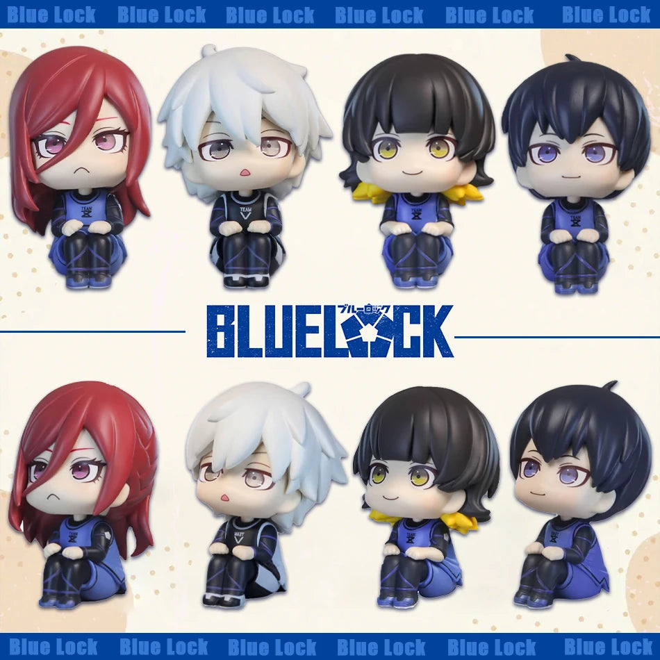 BLUE LOCK Action Figures Isagi Yoichi Bachira Meguru Anime Figure Q Version Figurine Collectible Model Children Toys Doll Gifts Ürün ana görseli
