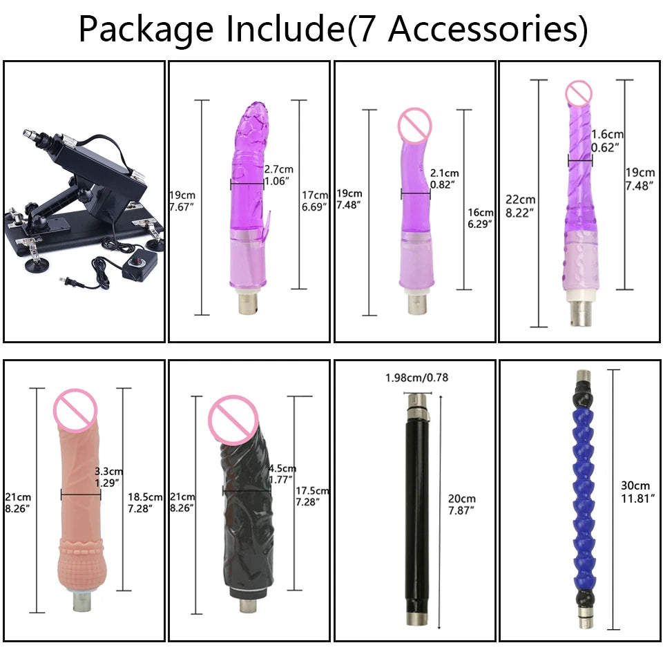 ROUGH BEAST Sex Machine for Women and Men with Dildo Attachment Automatic Masturbation Machine 3XLR Connector Sex Toys Products