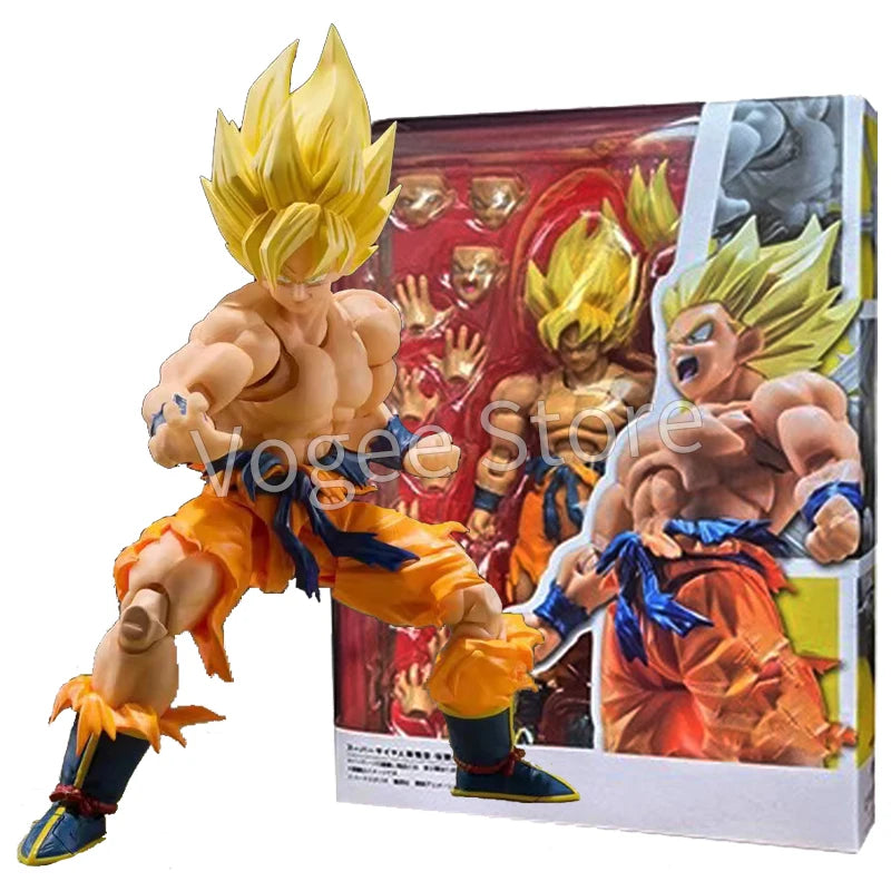 Shf Dragon Ball Z Son Goku Legendary Action Figure PVC Movable Collection Anime 17cm Super Saiyan Kakarotto Figurine Model Toys Ürün ana görseli