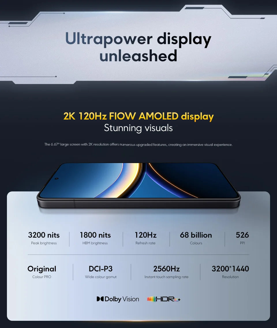 Global Version POCO F7 Pro Snapdragon 8 Gen 3 Smartphone 6.67'' 120Hz Display 50MP Camera 6000mAh Battery 90W IP68 Cellphone