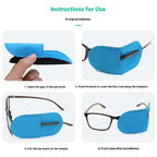 6Pcs Eye Patch Amblyopia Eyeglasses Patches Eyeshade Kid Strabismus Vision Care For Girl Boy Eye Pad