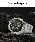 GPS Sports Smartwatch Men Women Swim Waterproof Fitness Tracker 2GB Memory Offline Maps  SpO2 Rugged Outdoor Smartwatch for Men