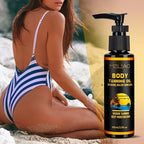 MELAO Tanning Oil Tanned Intensifier Get a Faster, Darker Sun Tan From Packed with Ultra Moisturizing Oils to Keep Skin Hydrated