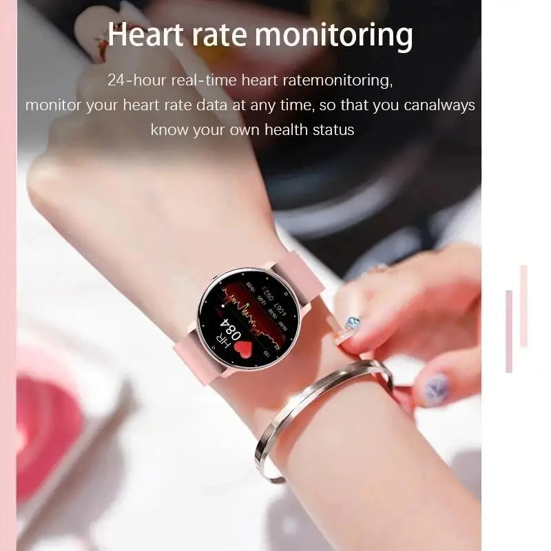 LIGE Waterproof Women Smart Band Watch Real-time Weather Forecast Men Watches Sports Ladies Smart Watch For Women Android IOS Secondary image