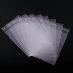 100/200pcs Transparent Self Adhesive Seal Bags OPP Plastic Cellophane Bags Gifts Bag & Pouch Jewelry Packaging Bags