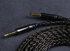 OPENHEART 16 Core Headphone Cable 1 to 2 jack dual 3.5/2.5/4.4mm/XLR Balance Cable For HIFIMAN DENON Replacement Cable 2m 3m