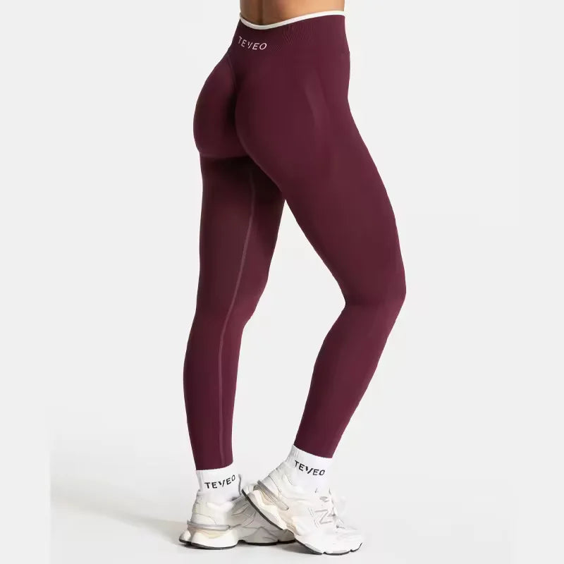 Hot Sale High Waist Seamless Scrunch Leggings for Women Yoga Pants Hip Lifting Running Gym Workout Tights Ignite Sculpt Series