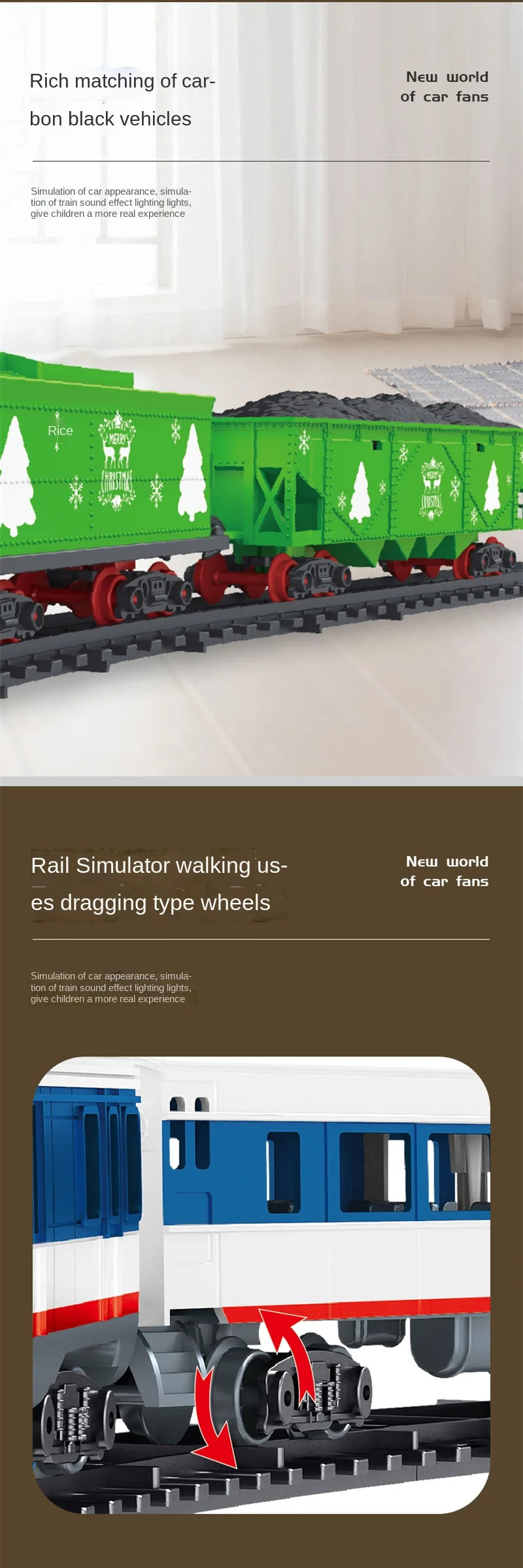 Classical Electric Train Set Toy Car Railway Train Model Educational Game Children Christmas Toys for Boy
