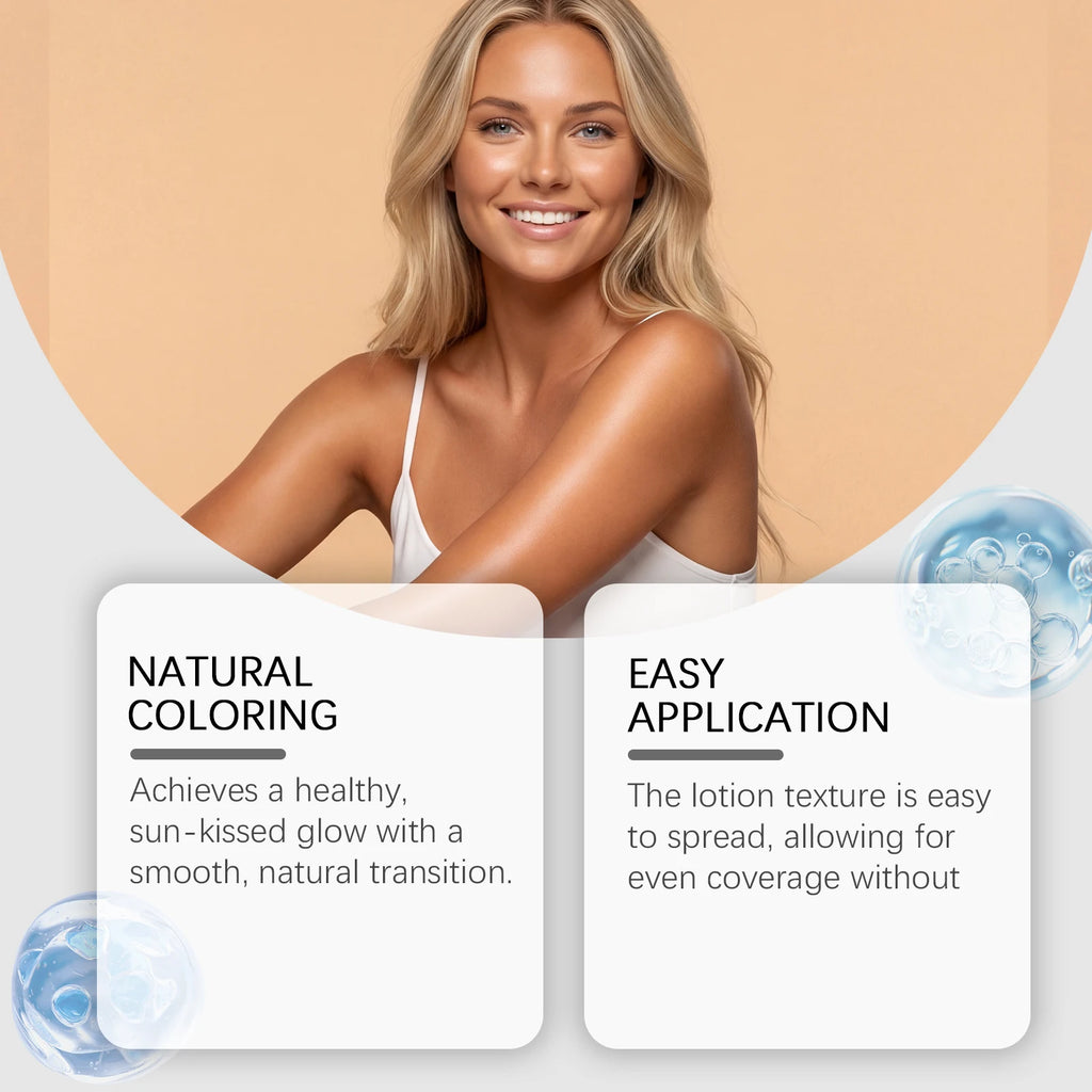 Self Tanning Spray Natural Sunless Tanner for Face Body Hydrating Lightweight Sunless Tanning Spray Natural Brown Tone Even Glow