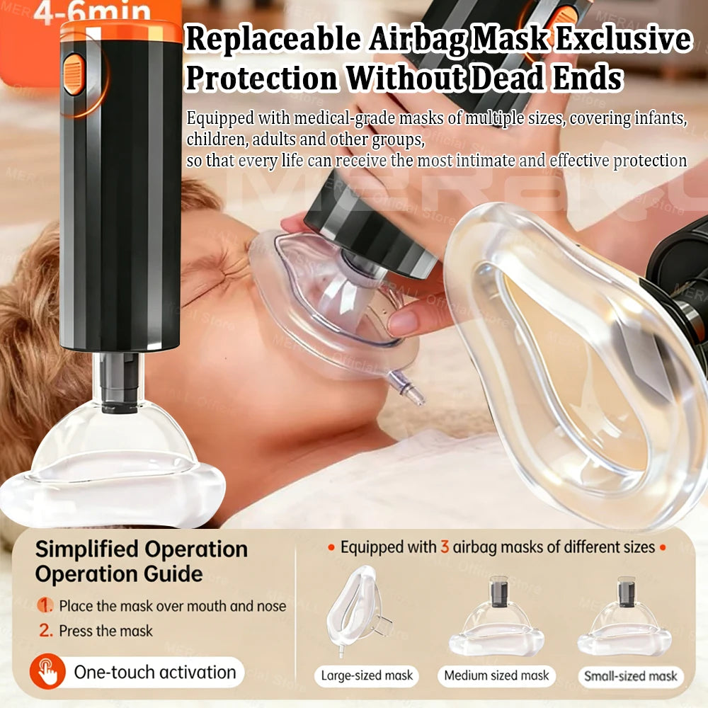 Protable Automatic Anti Asfixia Device,first Aid Kits Choking Rescue Device ,child&adult Emergency Sucker Asphyxia Rescue Tools Main image