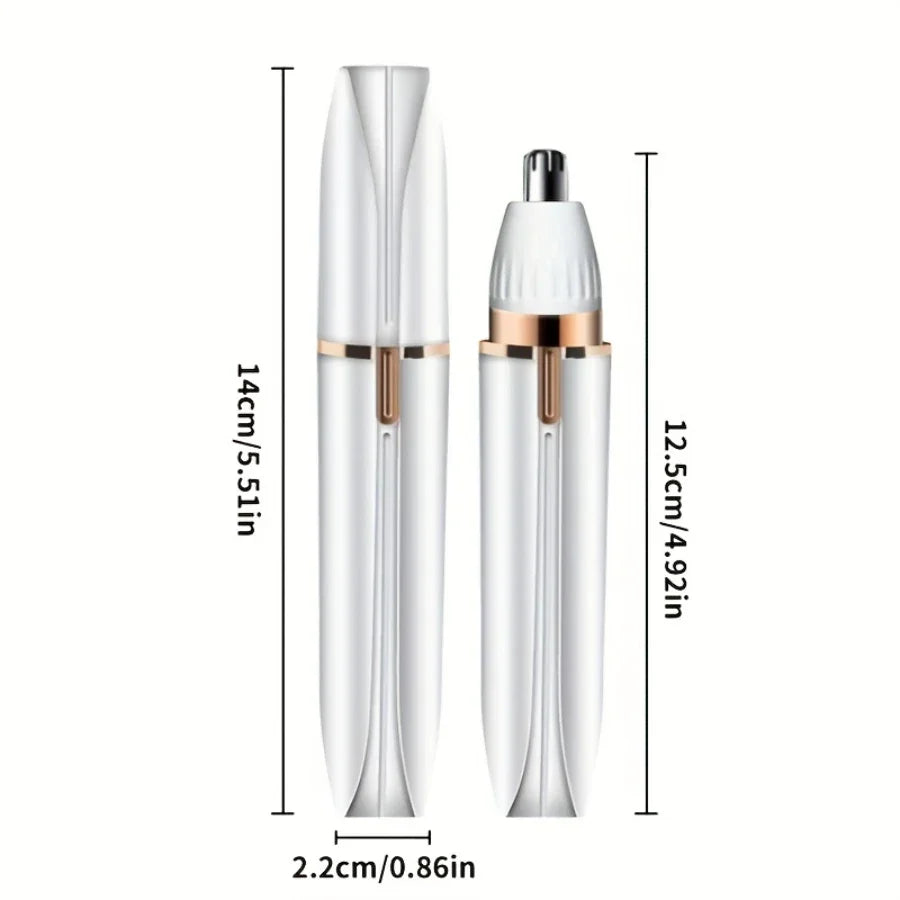 4 In 1 Electric Razor for Women Full Body Shaving Facial Epilator Shaver Eyebrow Trimmer Nose Bikini Line Electric Hair Remover
