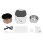 900W 5-Liter Multi-cooker 220V-240V Mini Rice Cooker with Inner Pot and Filter Basket 24-Hour Reservation Function for Household