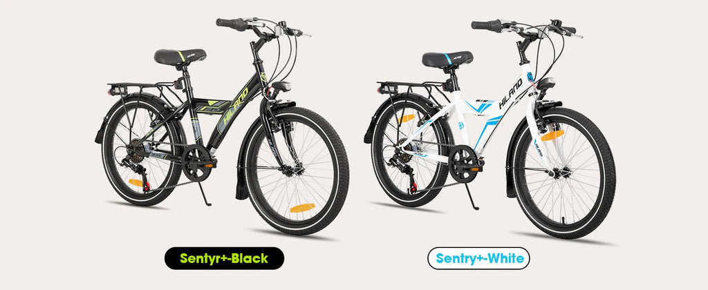 Hiland 20/24 Inch Children's Mountain Bike for Children Boys Girls from 6-10 Years with Shimano 6 Speed Gears