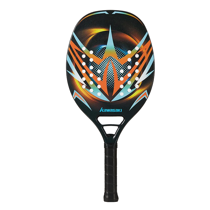 Kawasaki Beach Tennis Racket Carbon Fiber Soft Face Tennis  Paddle  Racquet with Protective Bag Cover
