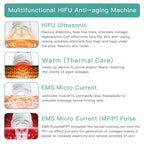 MINI HIFU 4th Generation Lifting Machine EMS Warm Ultrasound Facial Eye Massage Instrument Skin Firm Home Use Spa Beauty Devices