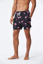 DATIFER Summer New Fashion Polyester Men Shorts Beach Quick Dry Printing Swimsuit Plus Size Mesh Liner Surfing Gym Shorts Men