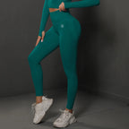 Allure The Brand Women Scrunch Seamless Leggings Seamless Peach Hip Training Yoga Pants Women's Sports Running Buttocks Body Fit