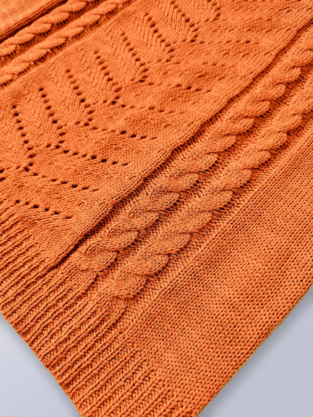 Spring Summer Casual V Neck Hollow Out Knitted Vest Solid Color Sleeveless Tops Orange Green White Khaki 2026 Women Clothes