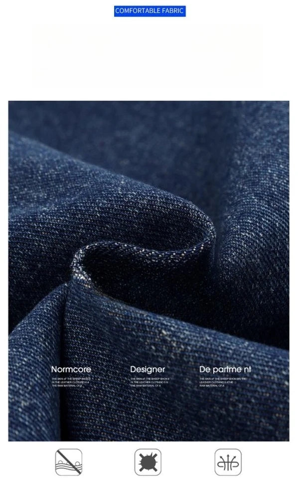 Autumn New Men's Loose Jeans Multi-pocket Work-wearing Jeans Street Hip-hop Straight Wide-leg Pants Baggy Dance Pants