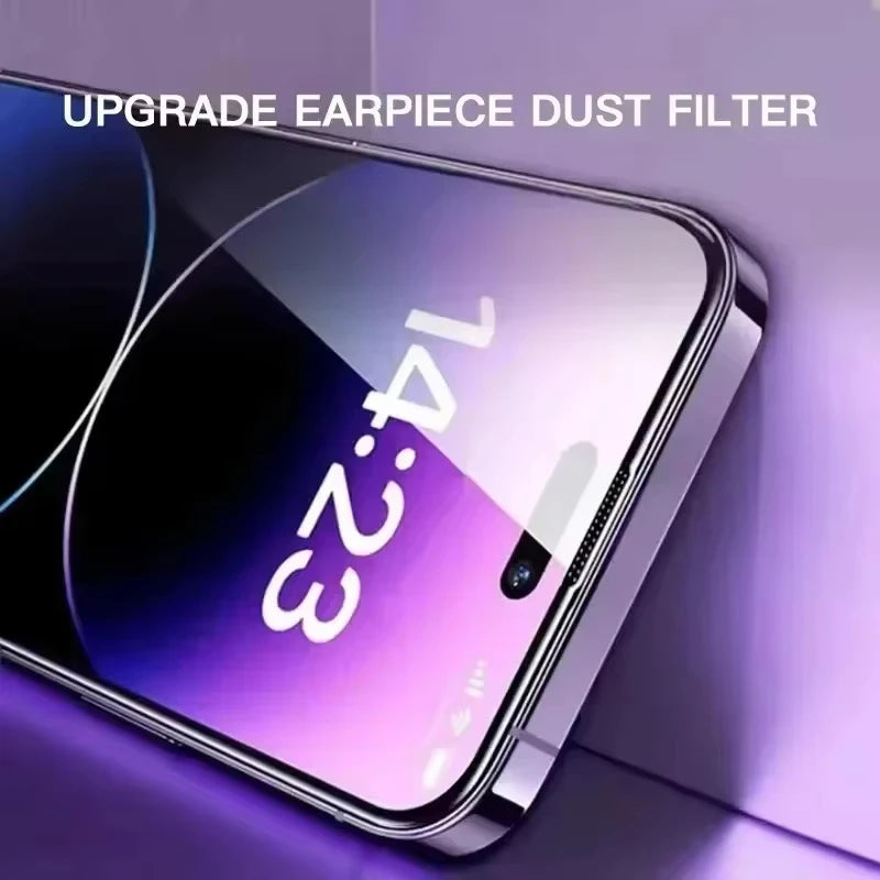 Privacy Screen Protector For iPhone 17 Pro Max 16E Air 16 11 14 13 12 Mini 15 X XR XS Dust Free Installation Anti-spy Glass Film