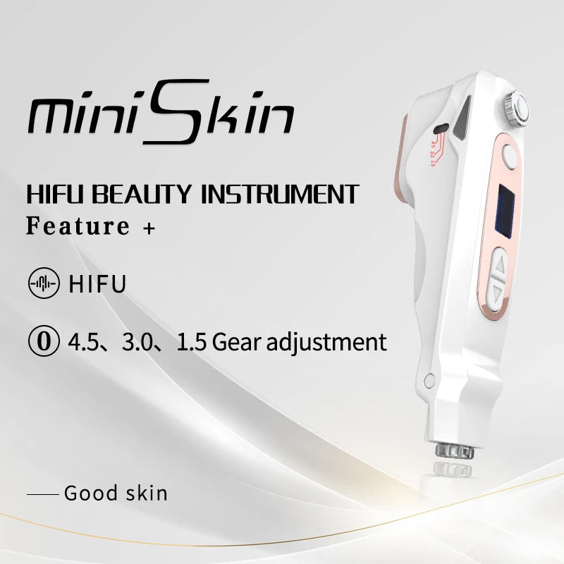 Professional Mini HIFU Facial Rejuvenation Anti Aging Wrinkle Beauty Machine Ultrasonic Skin Care SPA Salon Home Use For Women