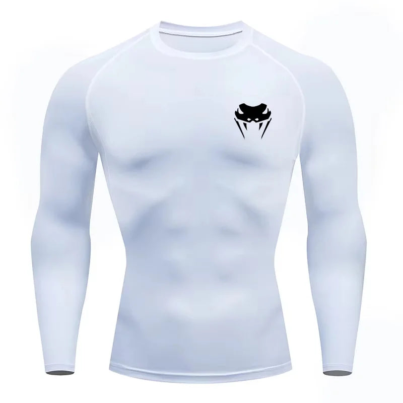Men Compression Shirt Short Long Sleeve Quick Dry | All Season Workout Top for Gym Running Fitness UV Protection