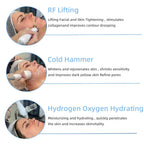 7 In 1 Water Oxygen Small Bubble Machine professional Hydra Water Dermabrasion Beauty Instrument Facial Spa Skin Care Skin Clean