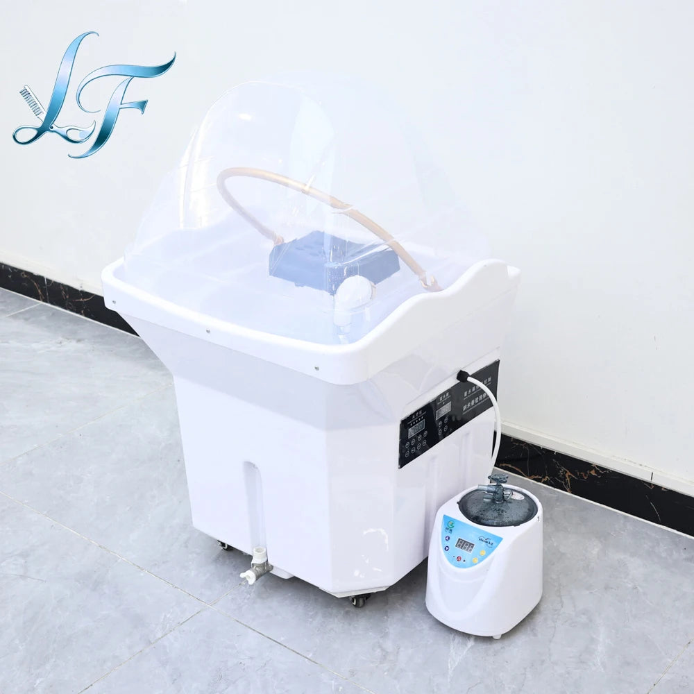 Movable Portable Head Spa Shampoo Basin Multifunctional Hydrotherapy Fumigation Machine Water Circulation Design High Quality Main image