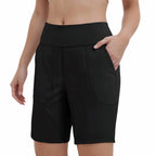 Active Wear Elastic Waist Women Running Shorts High Waist Quick Dry Sport Shorts Comfortable Breathable Yoga Pants Workout