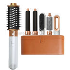 6 in 1 Hair Dryer Brush Hot Comb Set Professional Curling Iron Hair Straightener Styling Tool Air styling Hair Dryer Household