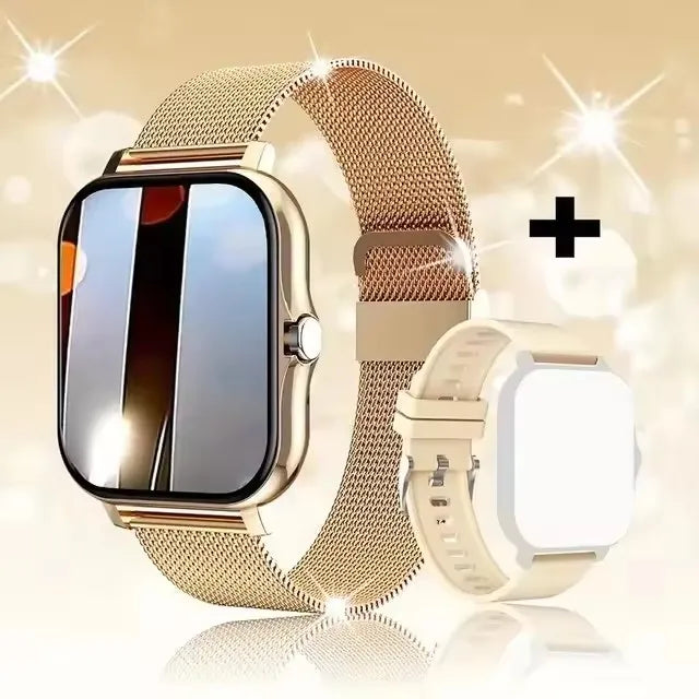 NEW 2025 Fashion SmartWatch Android Phone 2.01" Color Screen Full Touch Custom Dial Watch Women Bluetooth Call Smart Watch Men