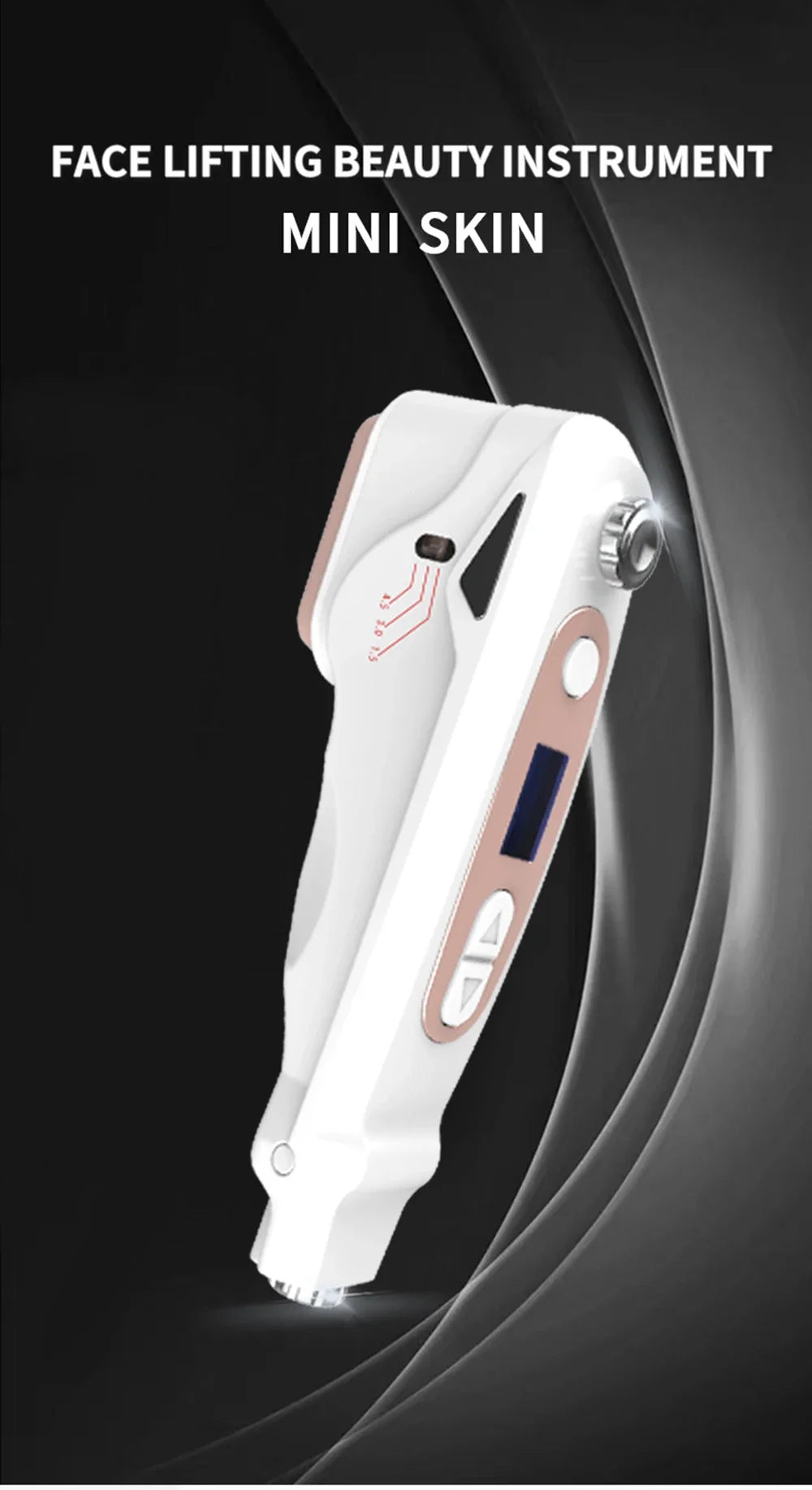 Professional Mini HIFU Facial Rejuvenation Anti Aging Wrinkle Beauty Machine Ultrasonic Skin Care SPA Salon Home Use For Women