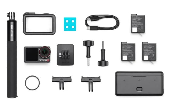 DJI Osmo Action 5 pro camera 1/1.3″ Sensor 4hrs Extended Battery Life, 4K/120fps Video Camera