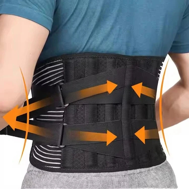Back Braces Waist Belt Men Women Work Lower Back Pain Relief Breathable Anti-skid Spine Lumbar Support Belt Ürün ana görseli
